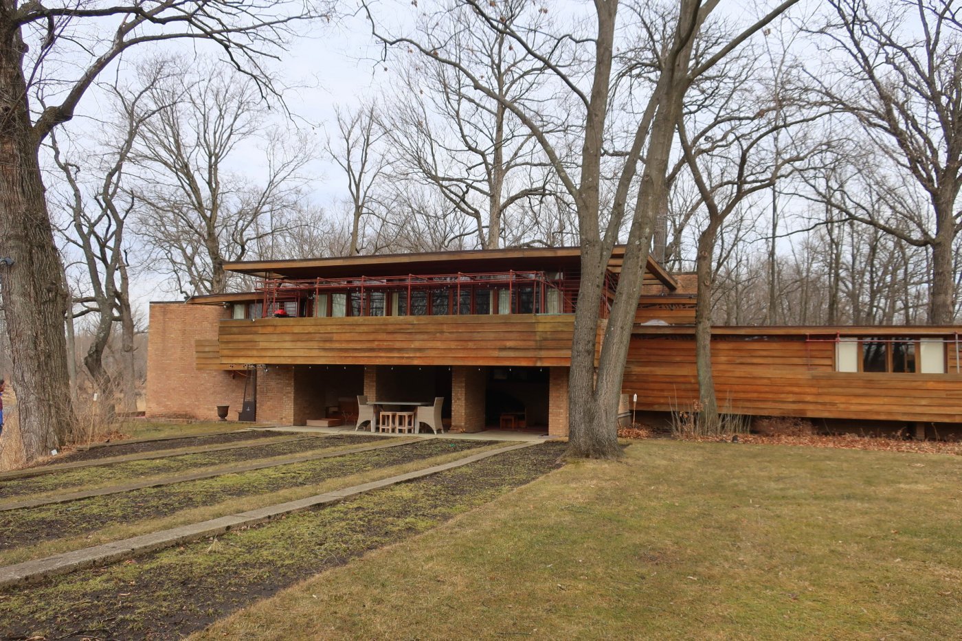 Kathryn and Lloyd Lewis House and the First Willey design - Frank Lloyd ...